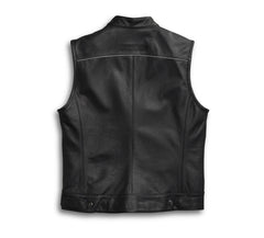 Harley Davidson Mens Foster Leather Vest