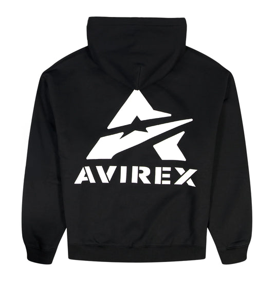 Avirex Mens Hoody Black