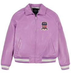 Womens Pink Avirex Leather Jacket