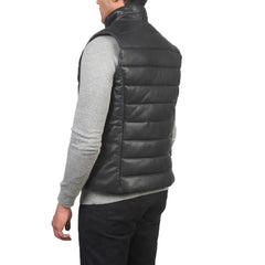 Black-Leather-Puffer-Vest-Back