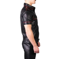 Black-Leather-Shirt-with-Red-Piping