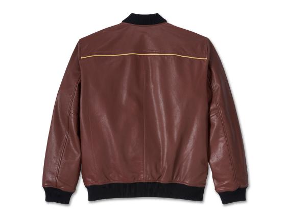 Mens Black Leather Harley Davidson Jacket