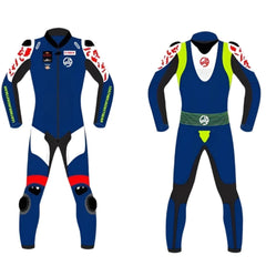 LeatherJacketGear-Blue-White-Red-Race-Suit