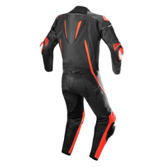 LeatherJacketGear-Fusion-1-Piece-Leather-Suit-Black-Red-Back
