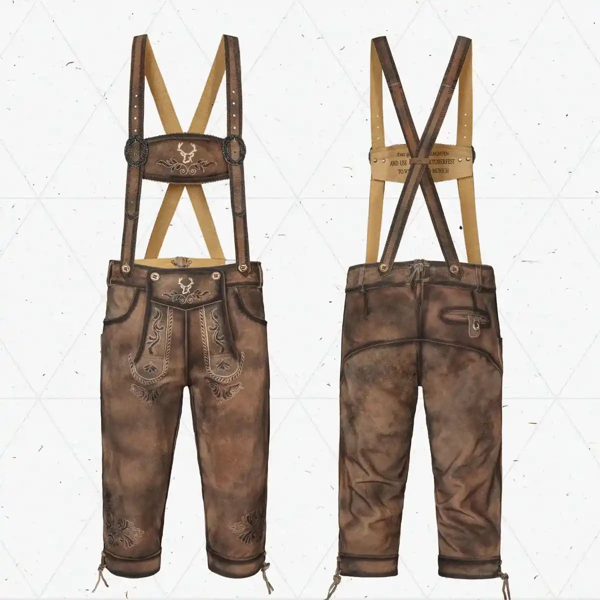 Lederhosen-Men-Kneebound-Antique-Waxed-Brown-Front-Back