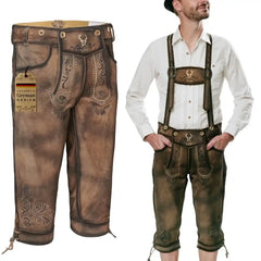Lederhosen-Men-Kneebound-Antique-Waxed-Brown-Model-Left