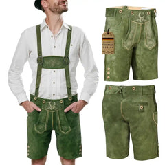 Lederhosen-Men-Short-Green-Model-Right