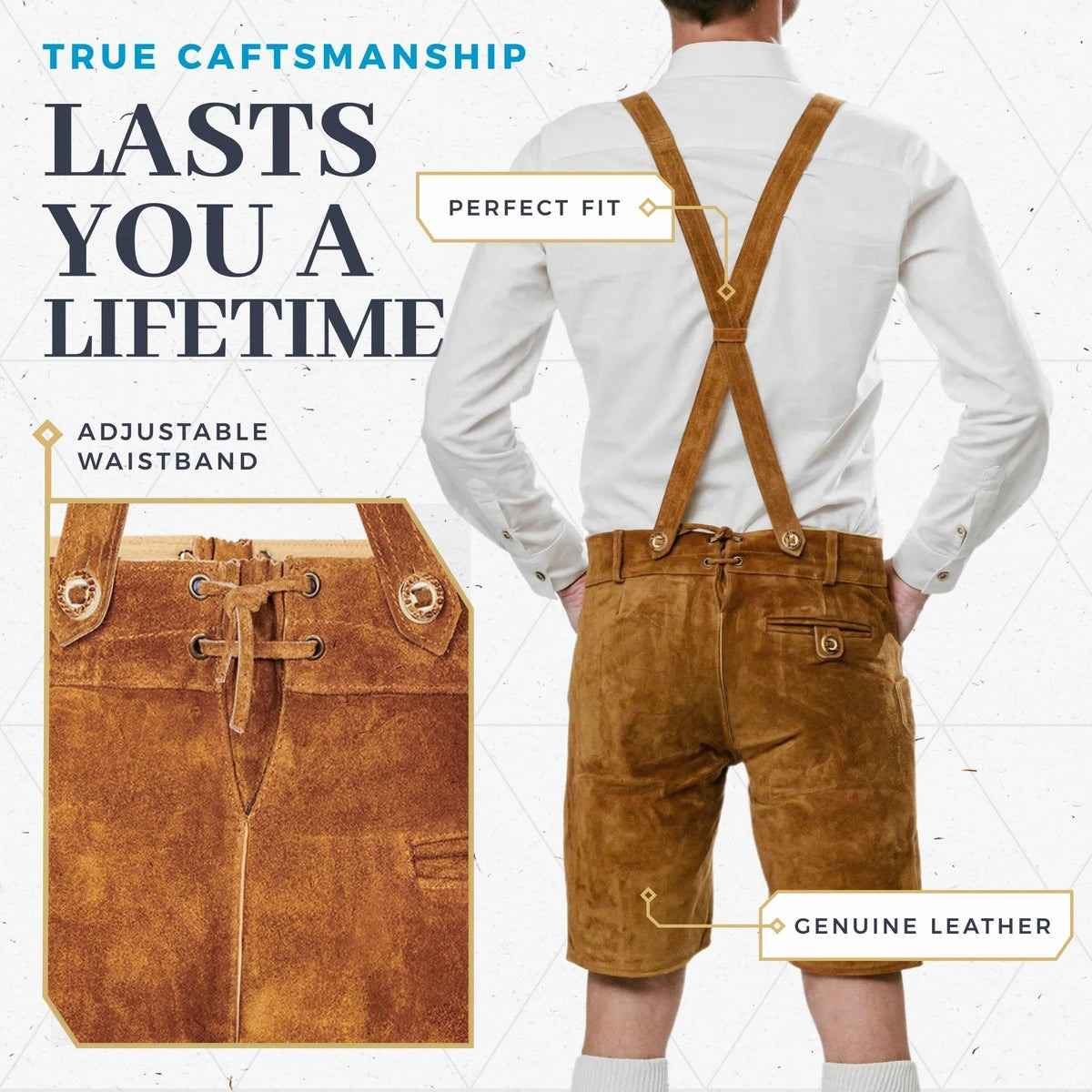 Lederhosen-Men-Short-Light-Brown-Back-Features