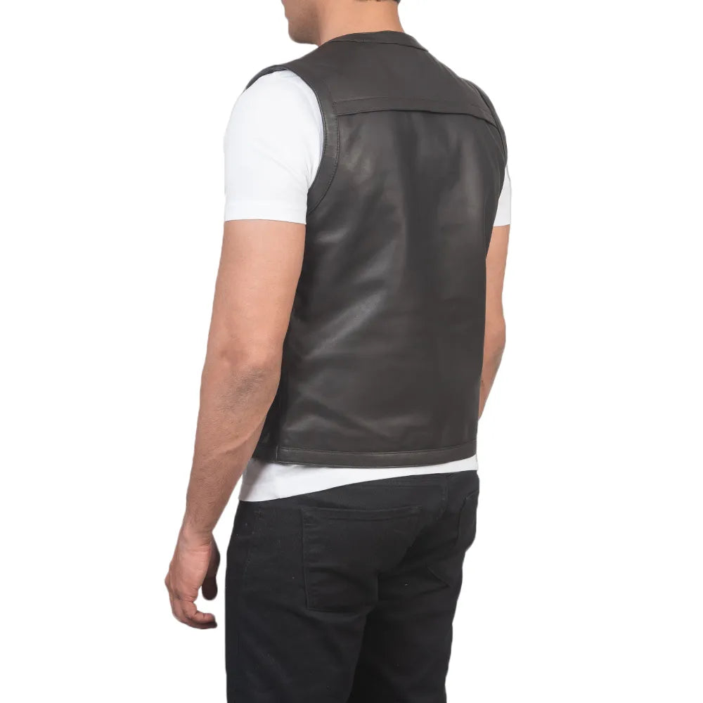 Mens-Brown-Leather-Safari-Vest-Back