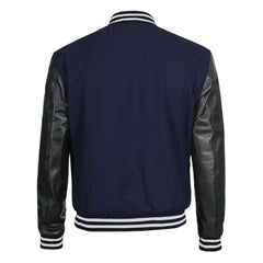 Mens-Navy-Blue-Varsity-Jacket-Back