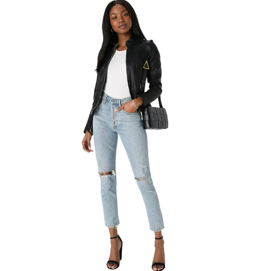 Quilted-Faux-Leather-Moto-Jacket-Model