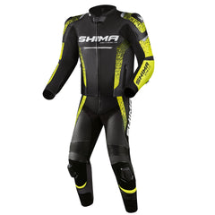 Shima-STR-2Mens-2PC-Leather-Suit-Black-Yellow