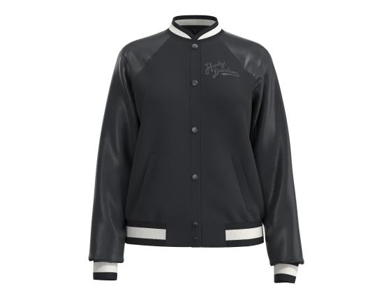 Womens Harley Davidson Letterman Jacket