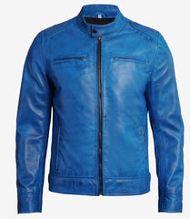 blue-leather-cafe-racer-jacket-mens-front-closed
