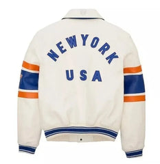 Avirex Mens New York Leather Jacket