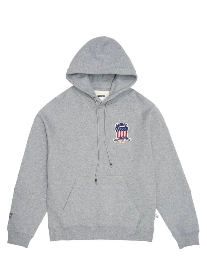 Avirex Icon Hoodie Gray