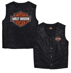 Harley Davidson Little Kid Genuine Leather Vest