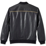 Mens Black Leather Harley Davidson Jacket
