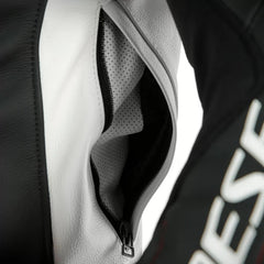 mistel-2pcs-leather-suit-black-matt-white-lava-red-vents