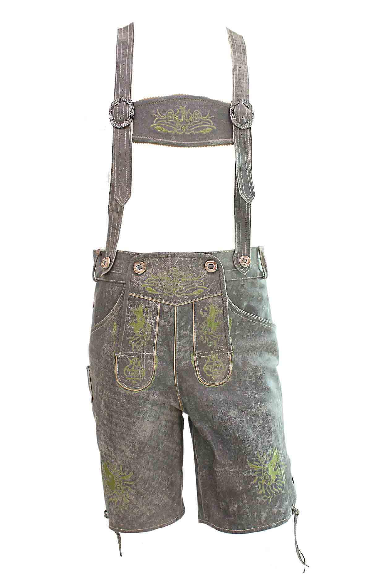 Bavarian Herren Lederhosen Rusty Tobacco-2