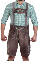 Bavarian Short Lederhosen Sandy Gray