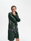 ﻿Croc-Embossed Leather Short For Men-1