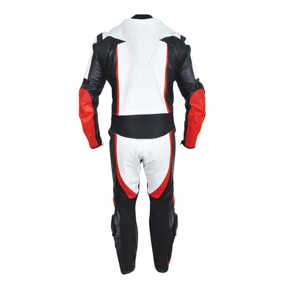 Custom Branded Logo Wholesale Leather Motorbike Suit Back
