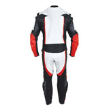 Custom Branded Logo Wholesale Leather Motorbike Suit Back