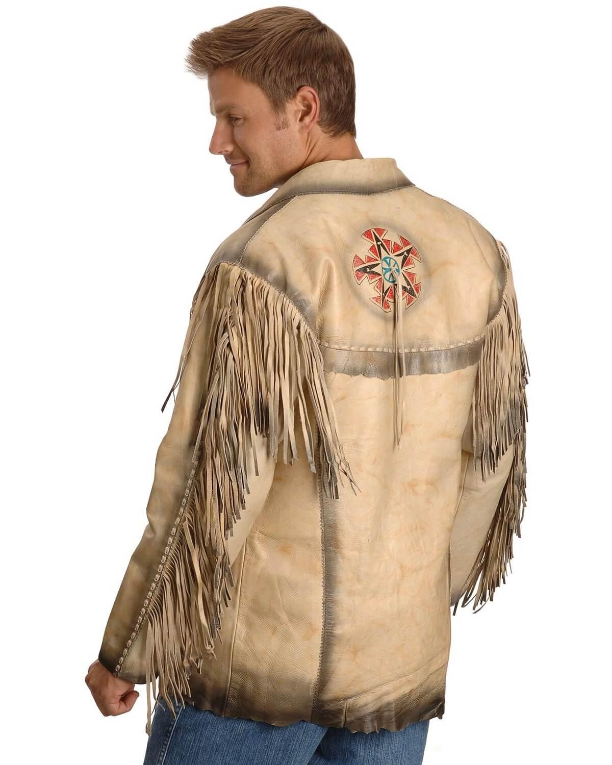 Maricopa Fringe Leather Jacket Mens-5