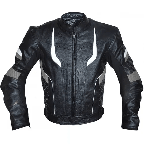 Mens Motorbike Racing Leather Jacket