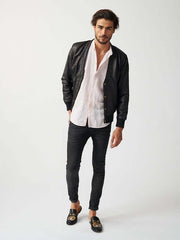 Mens Londoner Cardi Leather Jacket-13