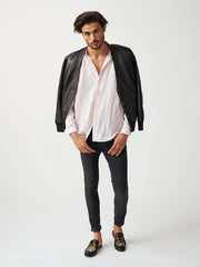 Mens Londoner Cardi Leather Jacket-18