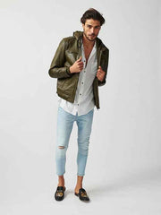 Mens ST Mortiz Hoodie Leather Jacket-20