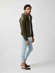 Mens ST Mortiz Hoodie Leather Jacket-23