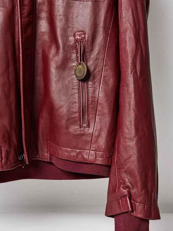 Mens ST Mortiz Hoodie Leather Jacket-5