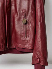 Mens ST Mortiz Hoodie Leather Jacket-5