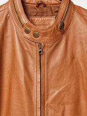 Mens Tokyo Motorbike Leather Jacket-12