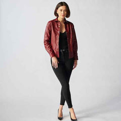 Nottingham Leather Jacket For Women-13