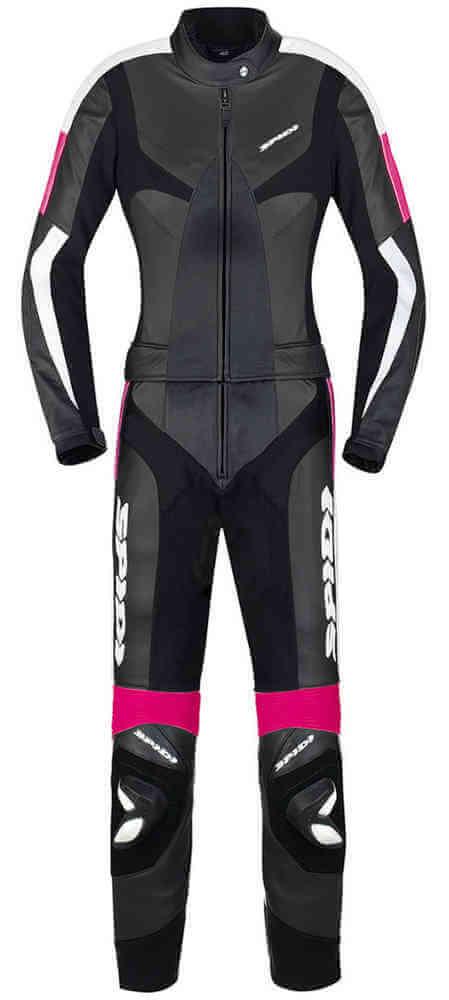 Spidi Poison Touring Ladies Two Piece Motorcycle Leather Suit-4