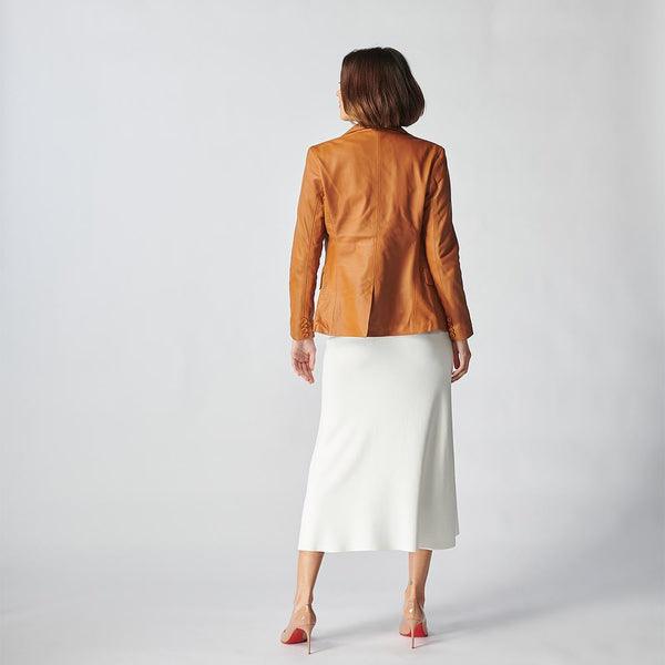 Oxford Leather Jacket For Women-10