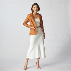 Oxford Leather Jacket For Women-11