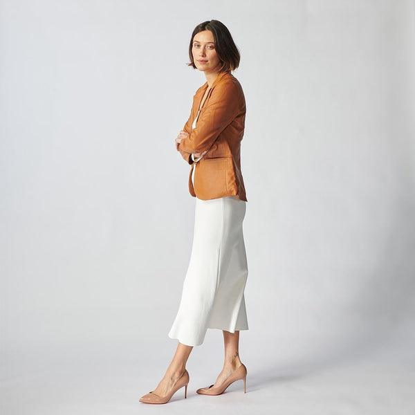 Oxford Leather Jacket For Women-12