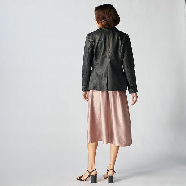 Oxford Leather Jacket For Women-18
