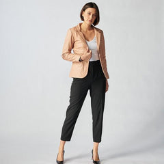Oxford Leather Jacket For Women-1