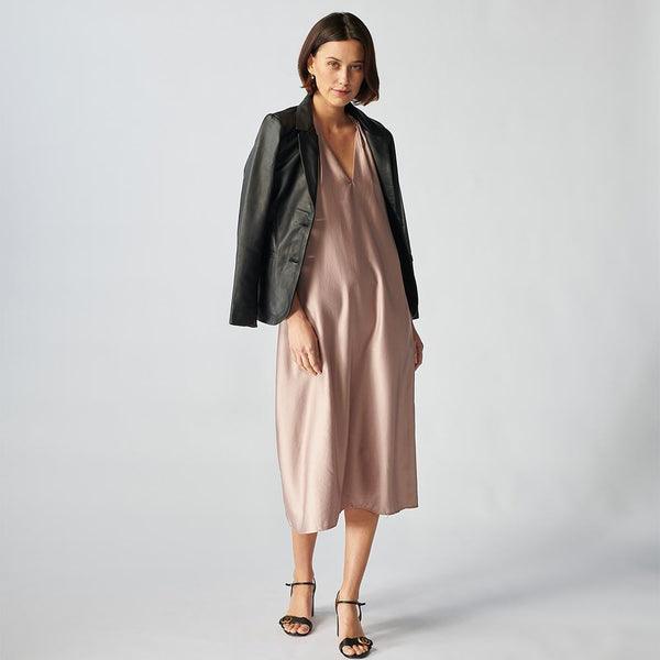 Oxford Leather Jacket For Women-21