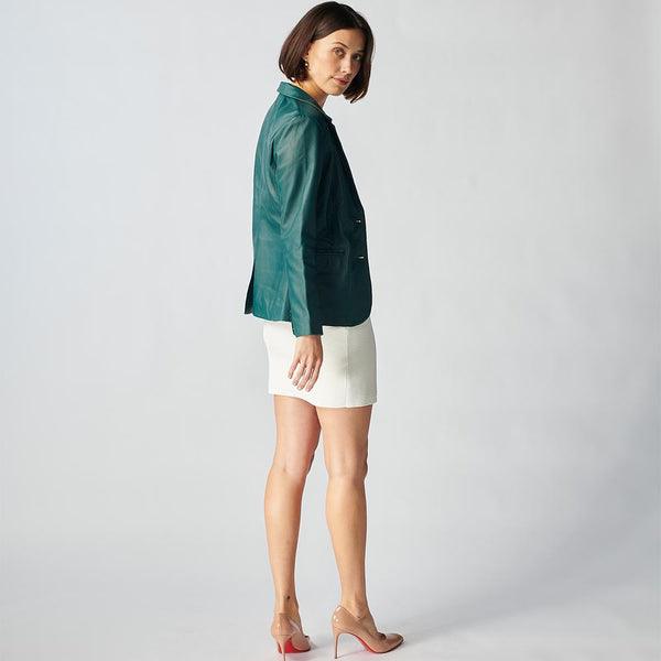 Oxford Leather Jacket For Women-25