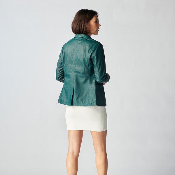 Oxford Leather Jacket For Women-26