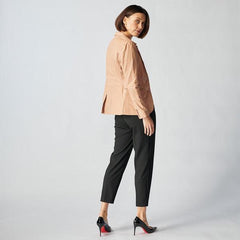 Oxford Leather Jacket For Women-2