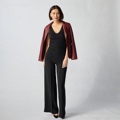 Oxford Leather Jacket For Women-36