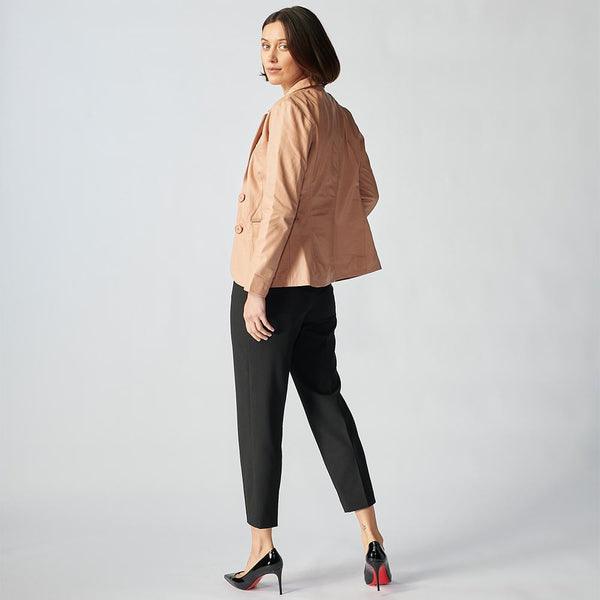 Oxford Leather Jacket For Women-4